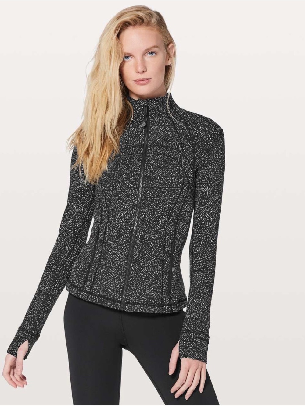 lululemon athletica - Define Jacket; Night View White Black